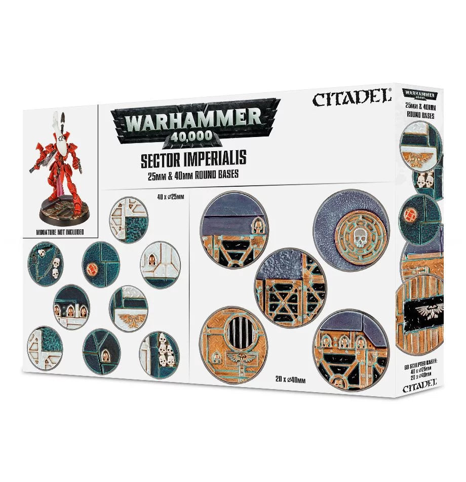 Sector Imperialis: 25mm & 40mm round bases – The Gaming Guild