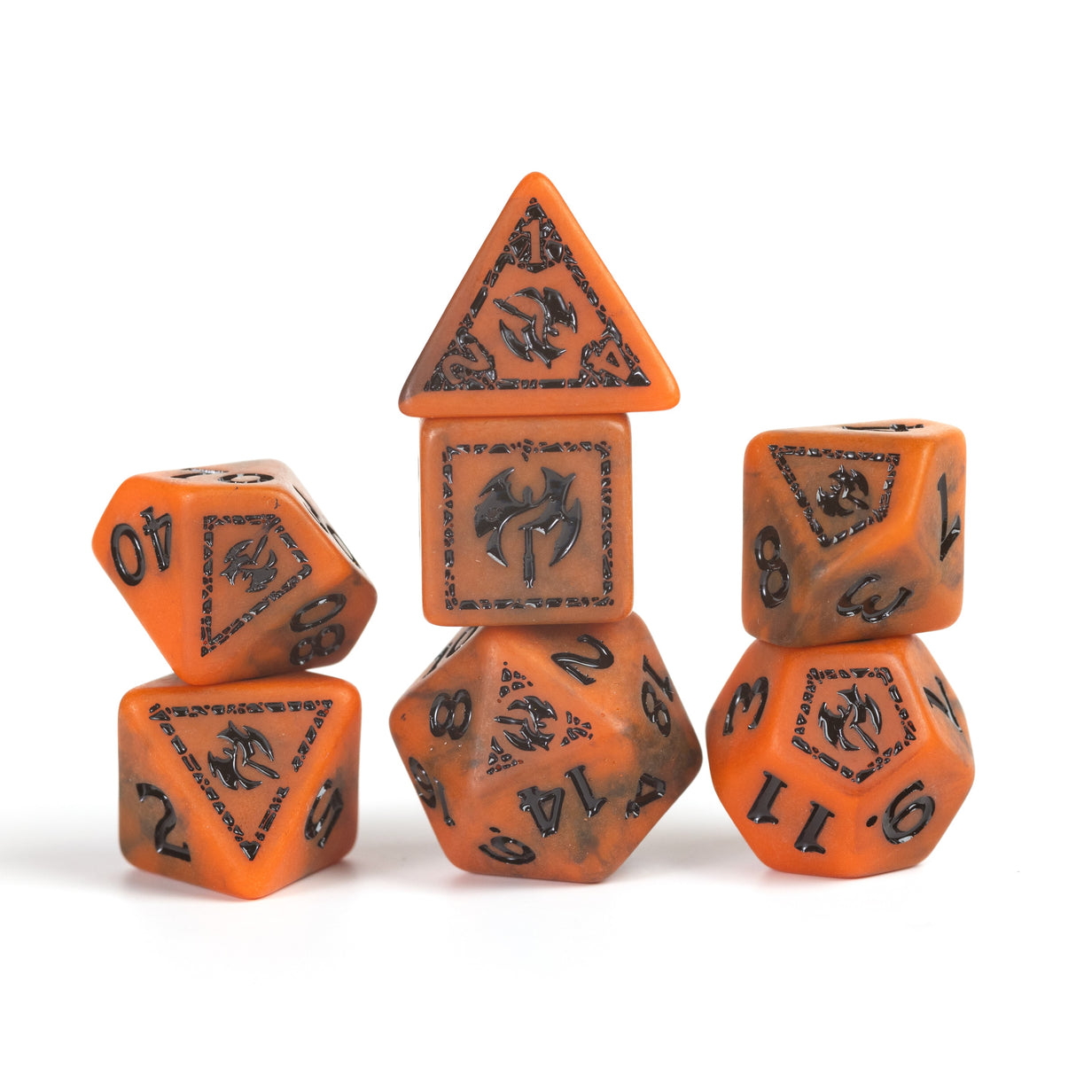 Dungeons & Dragons: Adventure Dice - Barbarian Orange