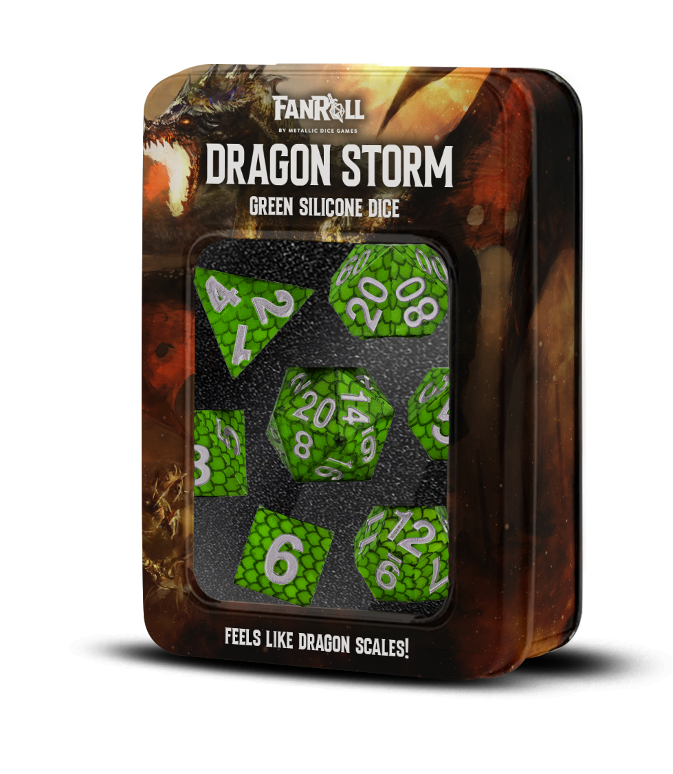 16mm Dragon Storm Silicone Dice Set (7)