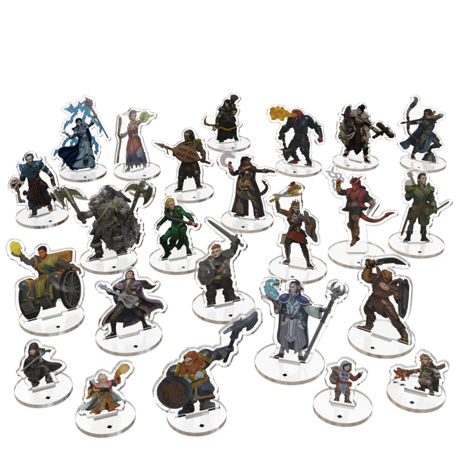 Dungeons & Dragons: Idols of the Realms 2D Set - Wizards & Warriors