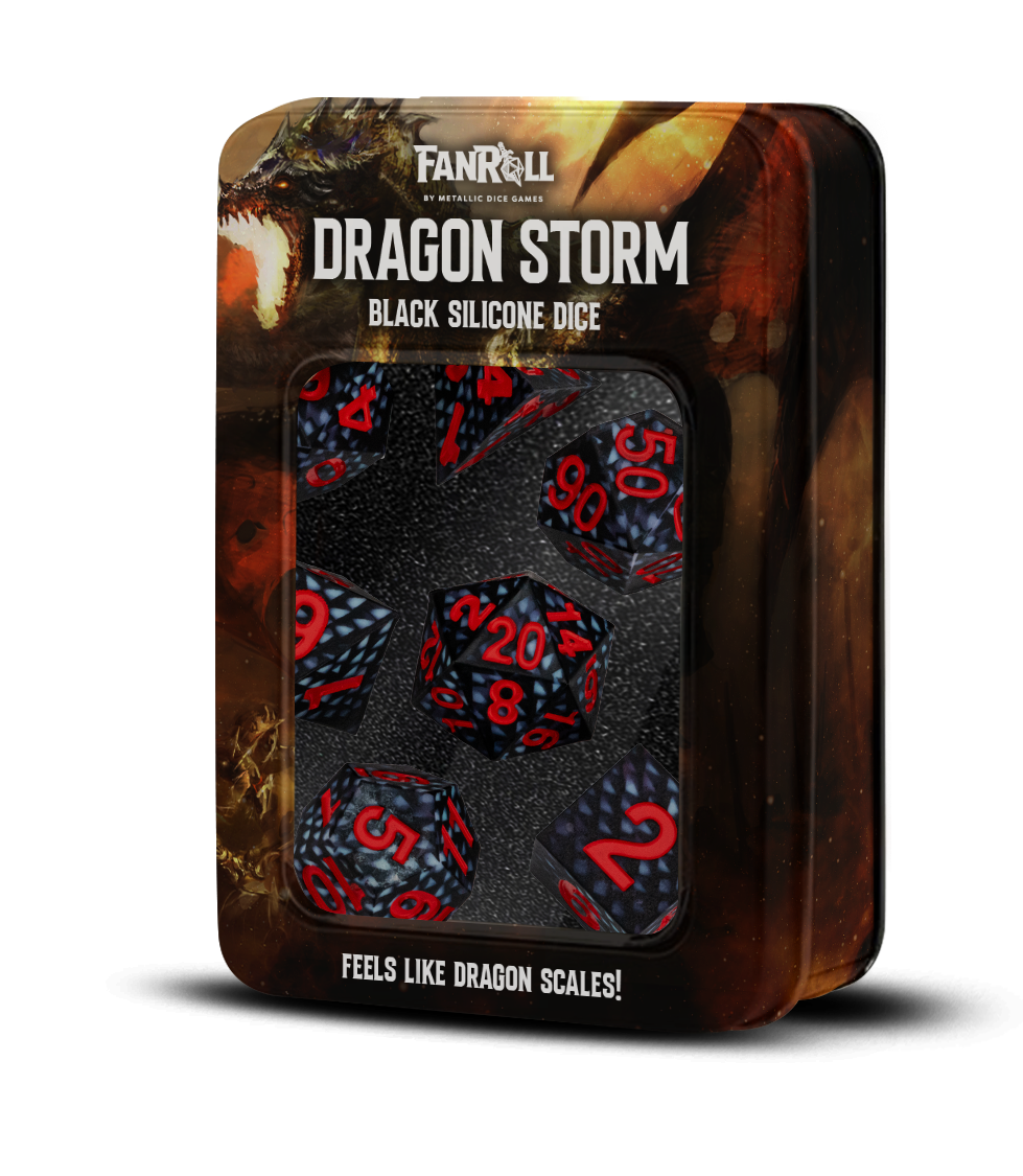 16mm Dragon Storm Silicone Dice Set (7)