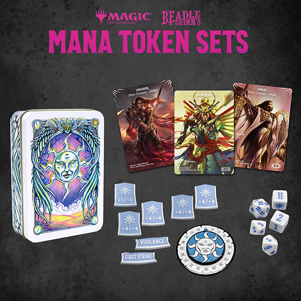 MTG: Token Set - White Mana Metal Token Set