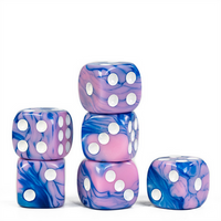 12 piece Pip D6's - Cotton Candy