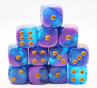 12 piece Pip D6's - Stratus Glitter