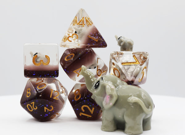 Elephant RPG Dice Set