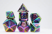 Alchemist Metals: Burnt Opal - Metal RPG Dice Set