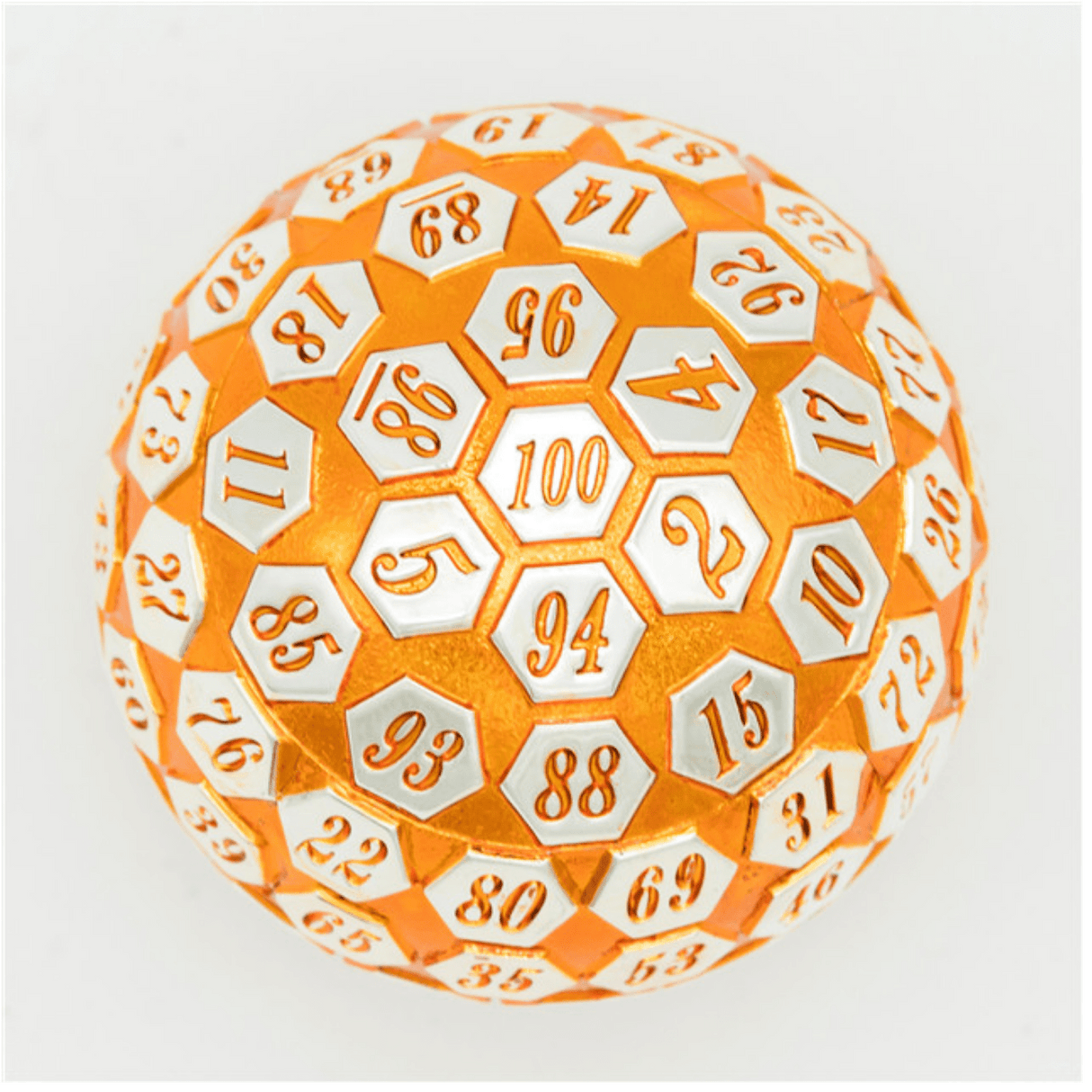 45mm Metal D100 - Orange & Silver