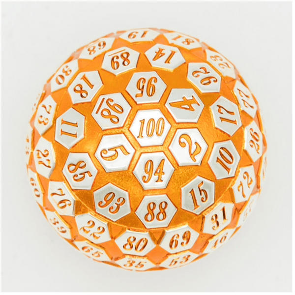 45mm Metal D100 - Orange & Silver