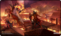 Gamermats - Seoni & Valeros vs The Sandpoint Devil - Pathfinder Playmat