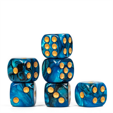 12 piece Pip D6's - Thunderstorm