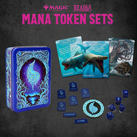 MTG: Token Set - Blue Mana Metal Token Set