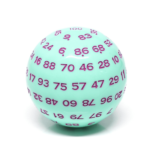 45mm D100 - Mint Rose