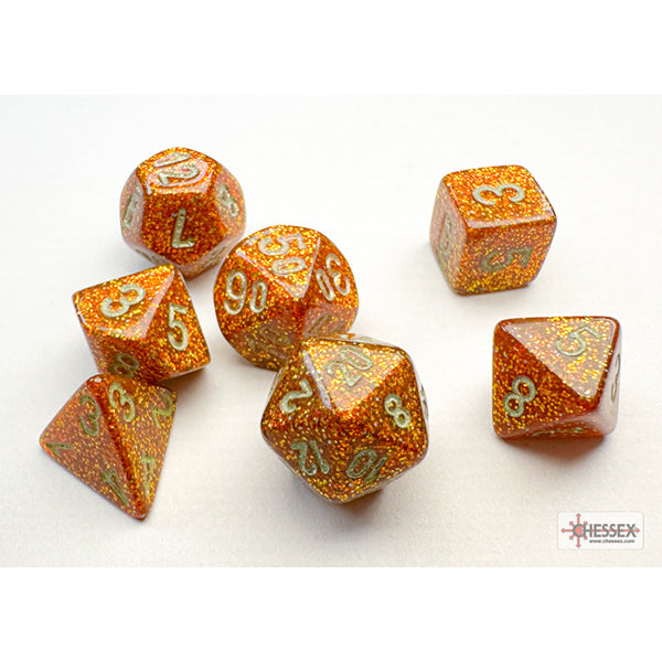 7-Die Set Mini Glitter: Gold/Silver