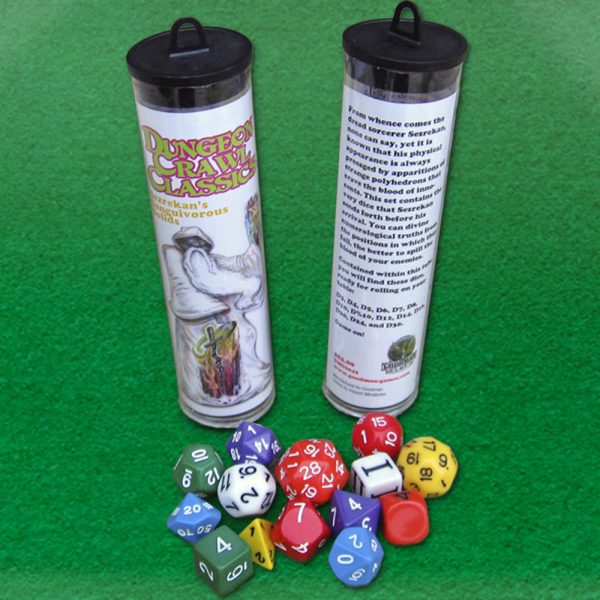 Dungeon Crawl Classics RPG: Sezrekan`s Sanguivorous Solids Dice Set