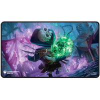 Playmat: MTG Black Stitched- Commander Series 4- Three Color Shard -Tinybones