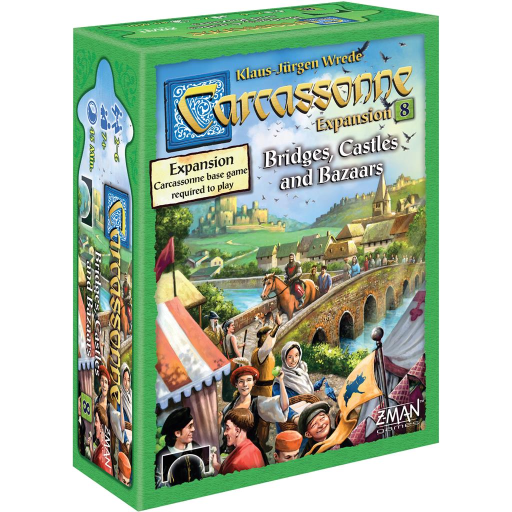 Carcassonne Exp 8: Bridges, Castles and Bazaars