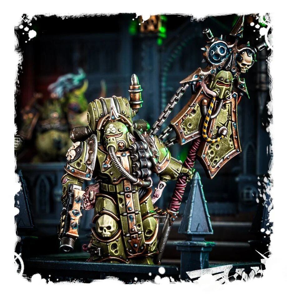 Death Guard: Plague Marine Icon Bearer