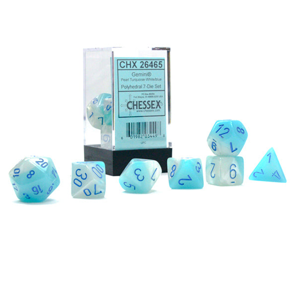 7-Die Set Gemini Luminary: Pearl Turquoise-White/Blue