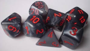 7-Die Set Velvet: Black/Red