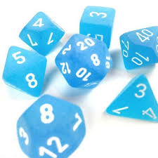 7-Die Set Frost: Caribean Blue/White