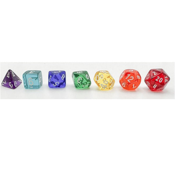 7-Die Set Translucent Prism: GM and Beginner Player