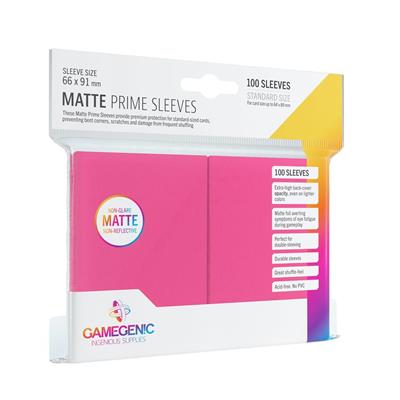 Matte Prime Sleeves: Pink