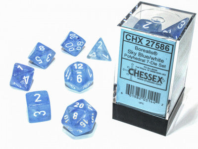 7-Die Set Borealis Luminary: Sky Blue/white