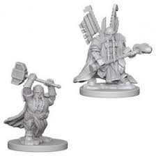 D&D Nolzur`s Unpainted Minis: Dwarf Male Paladin