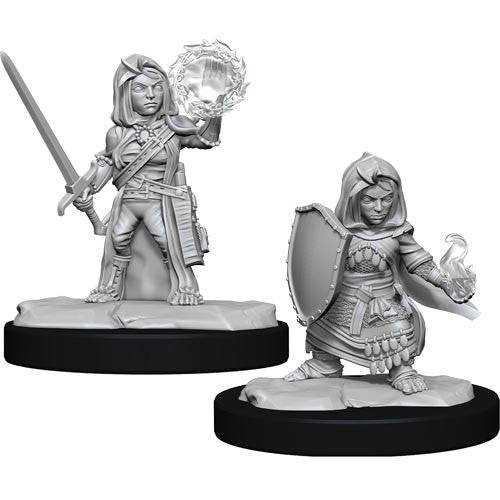 Pathfinder Battles Deep Cuts Unpainted Minis: W14 Female Halfling Cleric