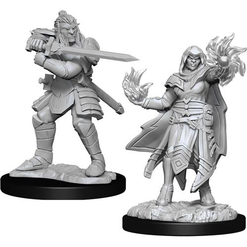 D&D Nolzur's Marvelous Unpainted Minis: W15 Hobgoblin Fighter & Wizard