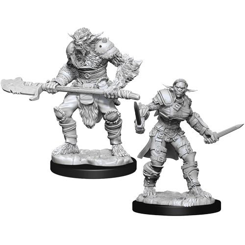 D&D Nolzur's Marvelous Unpainted Minis: W15 Bugbear Barbarian & Rogue